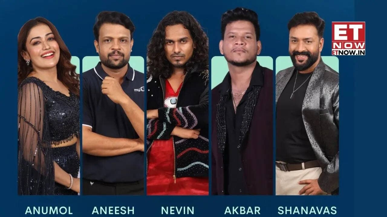 Bigg Boss Malayalam Season 7 Winner: 5 finalists, 1 to win! Aneesh, Anumol or Akbar, who will bag the title?